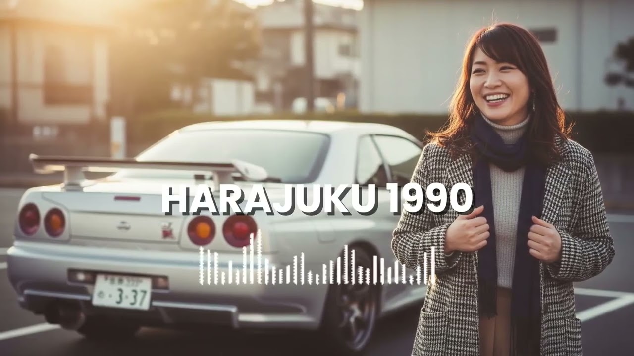 Harajuku 90s Vibe: A Nostalgic Japanese Pop & Funk Mix 🎶🏙️