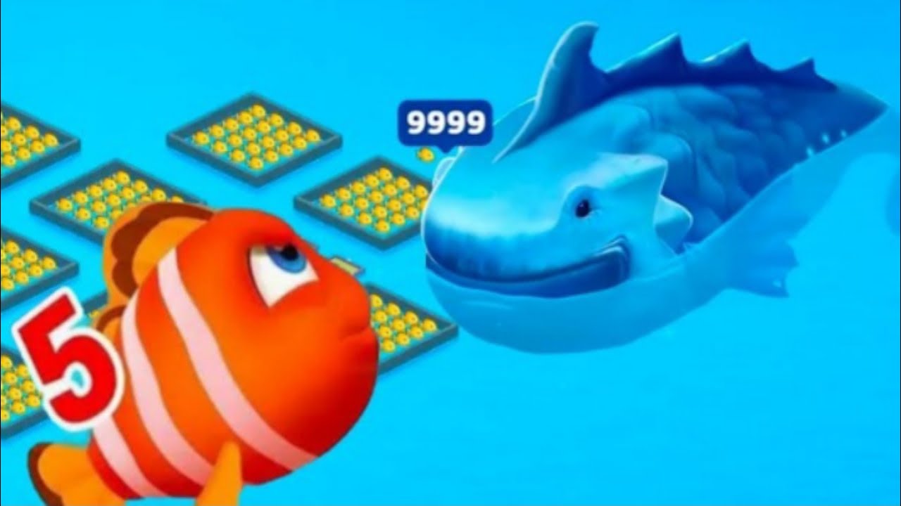 Fishdom 🐠 Ads Mini Games New 54.5 Update video  Hungry Fish 🐟 Gameplay 2025 It's Raju Gaming YT