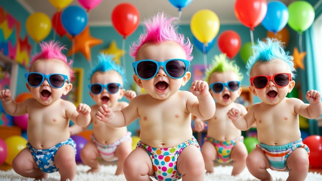 Dudi Dudi Dam Dam 💃 New Baby Dance Song | Cute Baby Dancing & Kids Fun Music