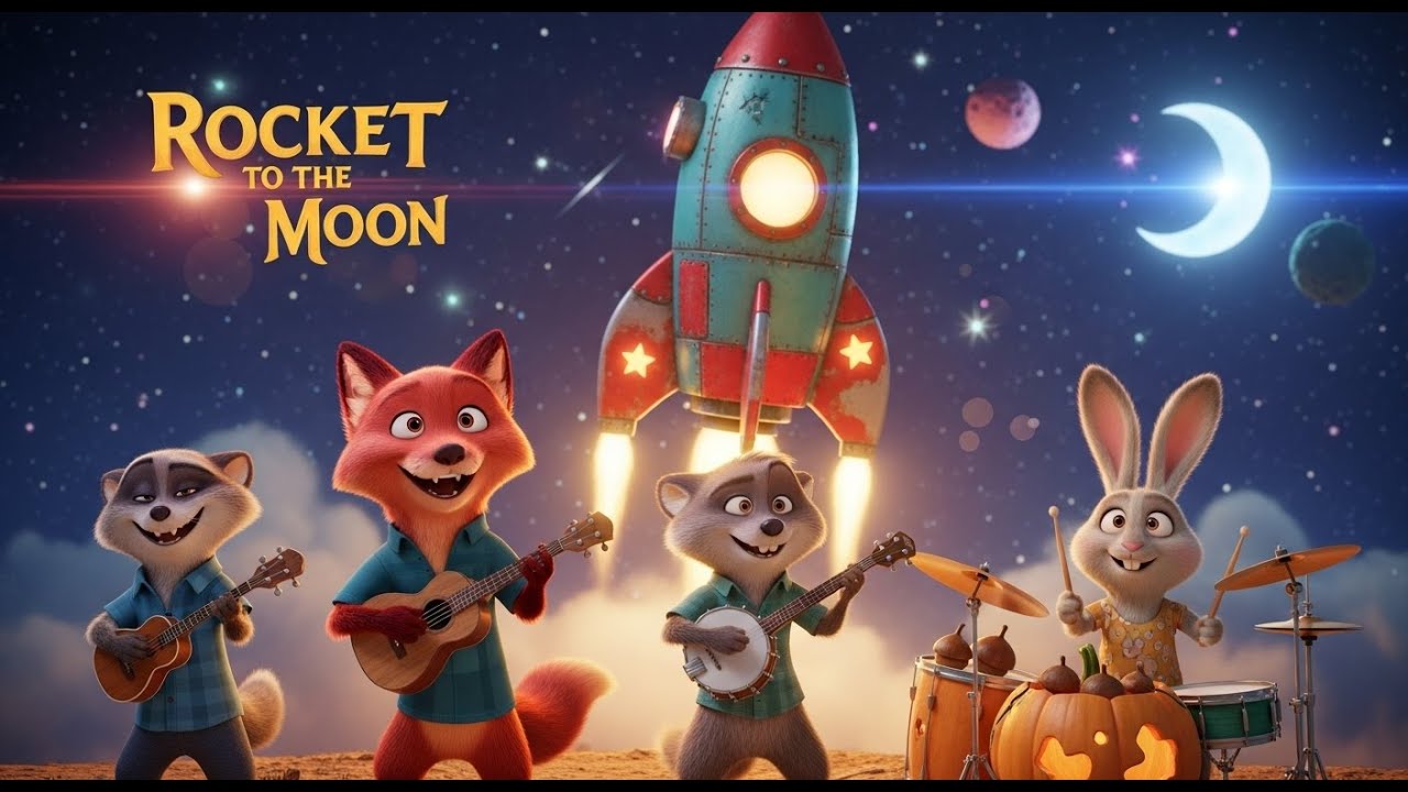 Rocket to the Moon | Nursery Rhymes for Kids| Kid's Songs | Children's Songs