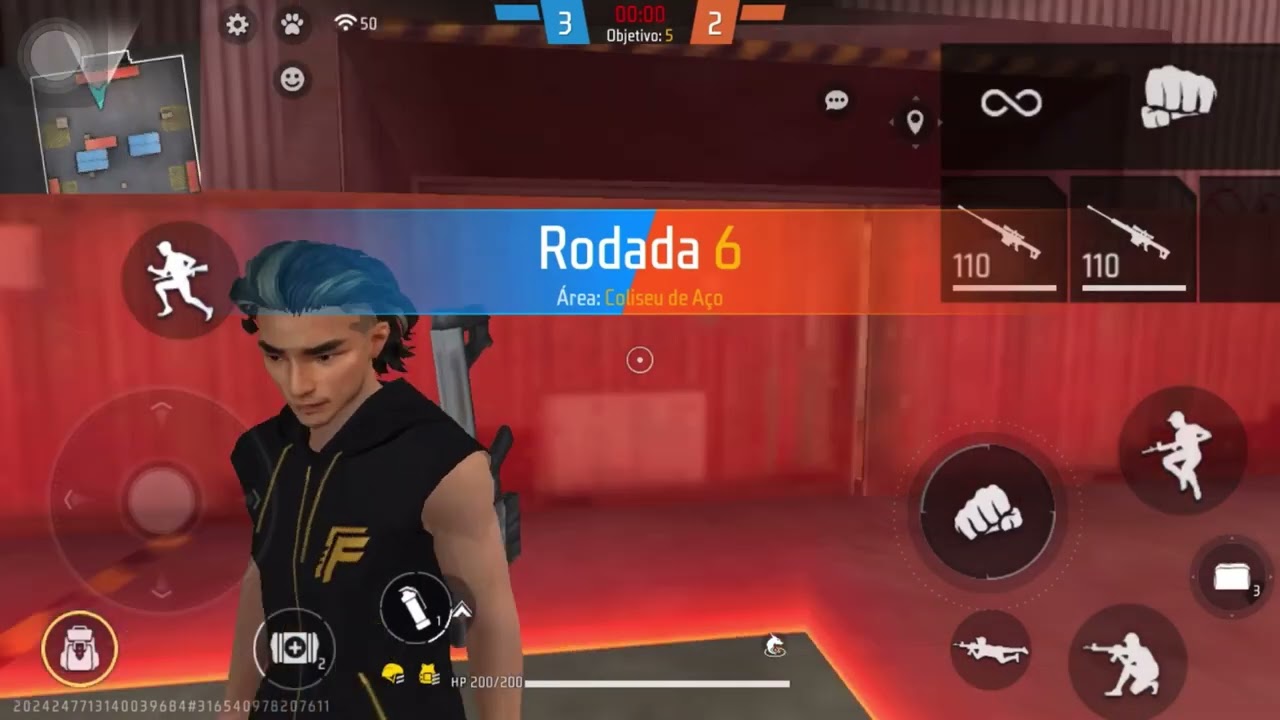 Testando sensi nova!!!😃 vou vazar essa sensi!!