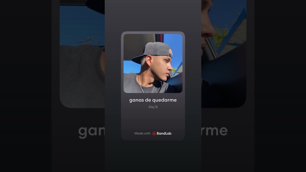Ganas de quedarme - Alej B 