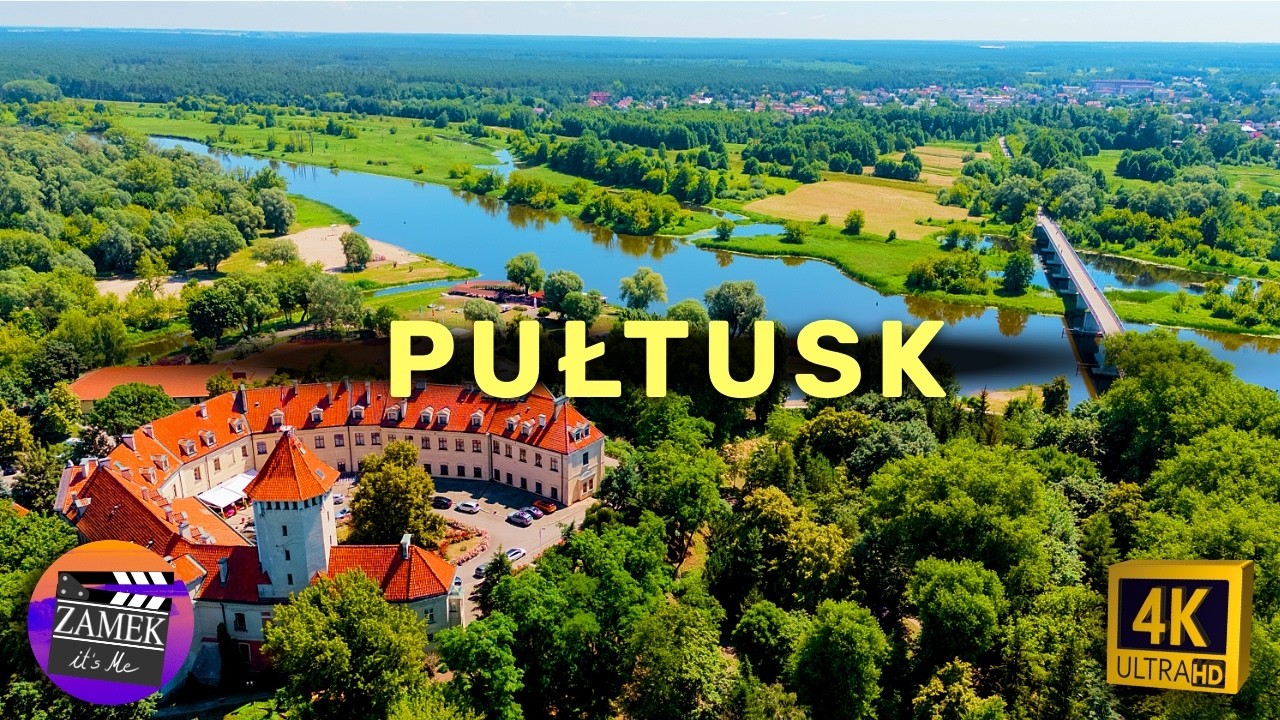 🇵🇱 Słoneczny PUŁTUSK wiosną: Tak wygląda WENECJA MAZOWSZA z lotu ptaka #travel #polska #narew