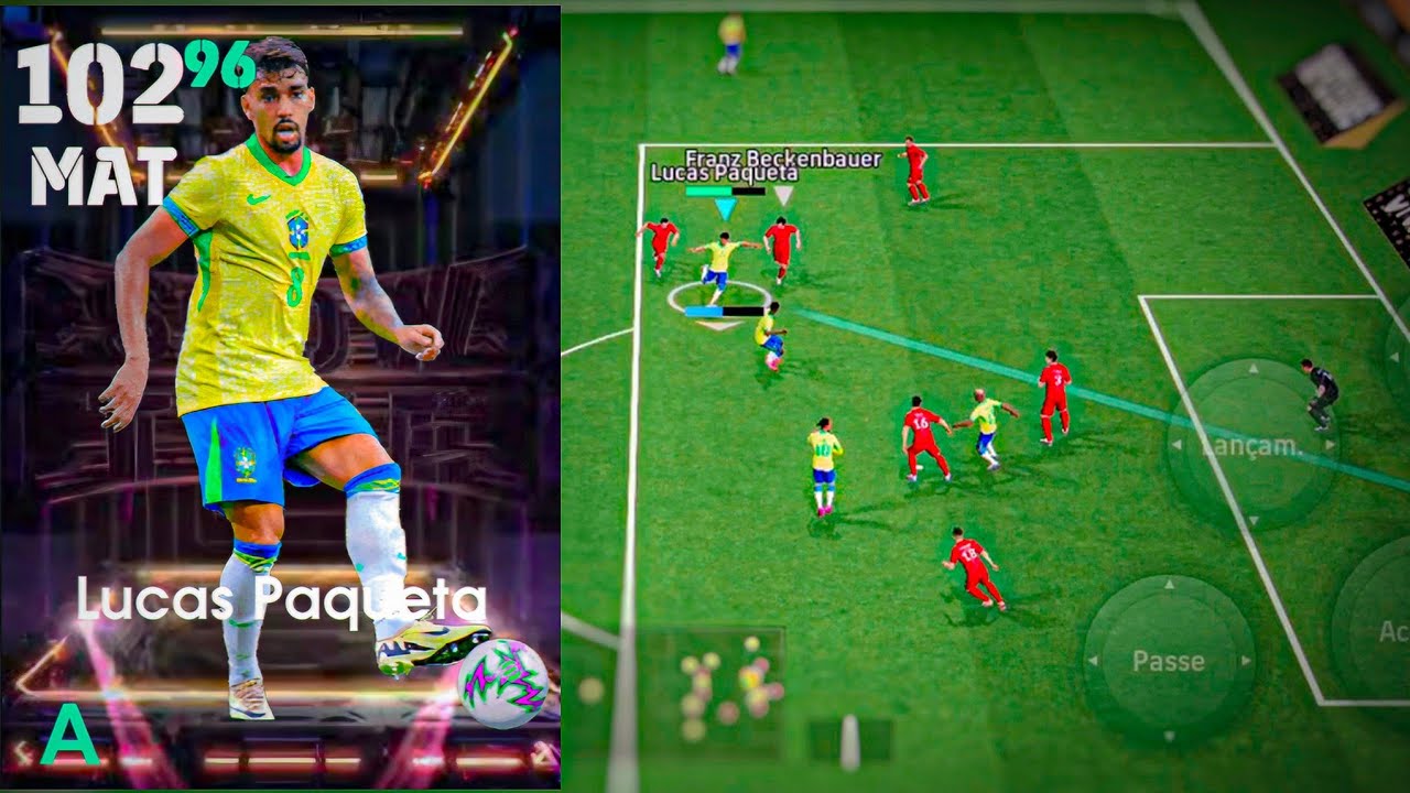 😱 LUCAS PAQUETÁ 102 SHOW TIME GRÁTIS ESTÁ INSANO NO EFOOTBALL MOBILE 2026!!
