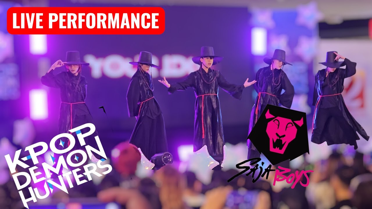 Saja Boys (Kpop Demon Hunters) 'Your Idol' Live Performance @ Robinsons Galleria