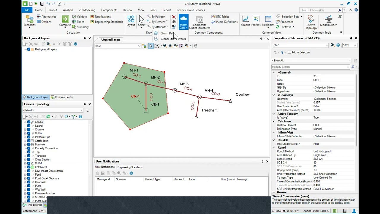 CivilStorm Tutorial Video