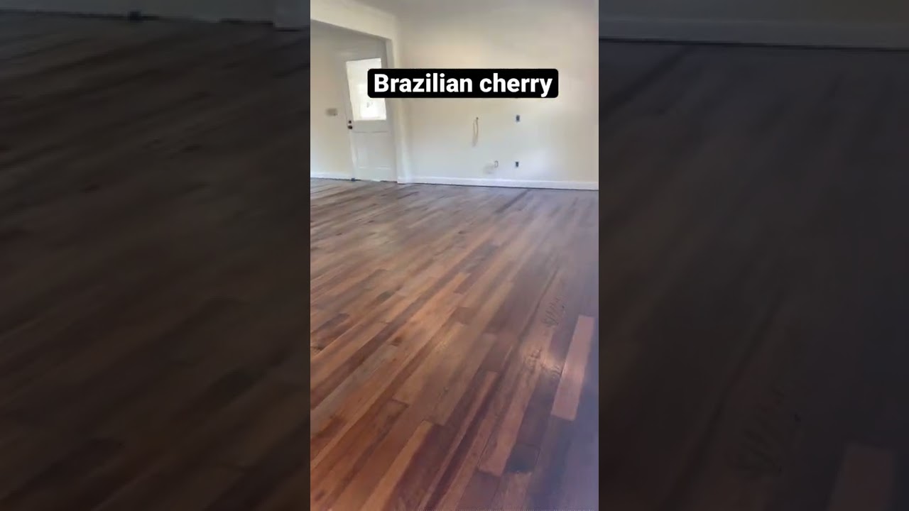 Brazilian cherry wood floor
