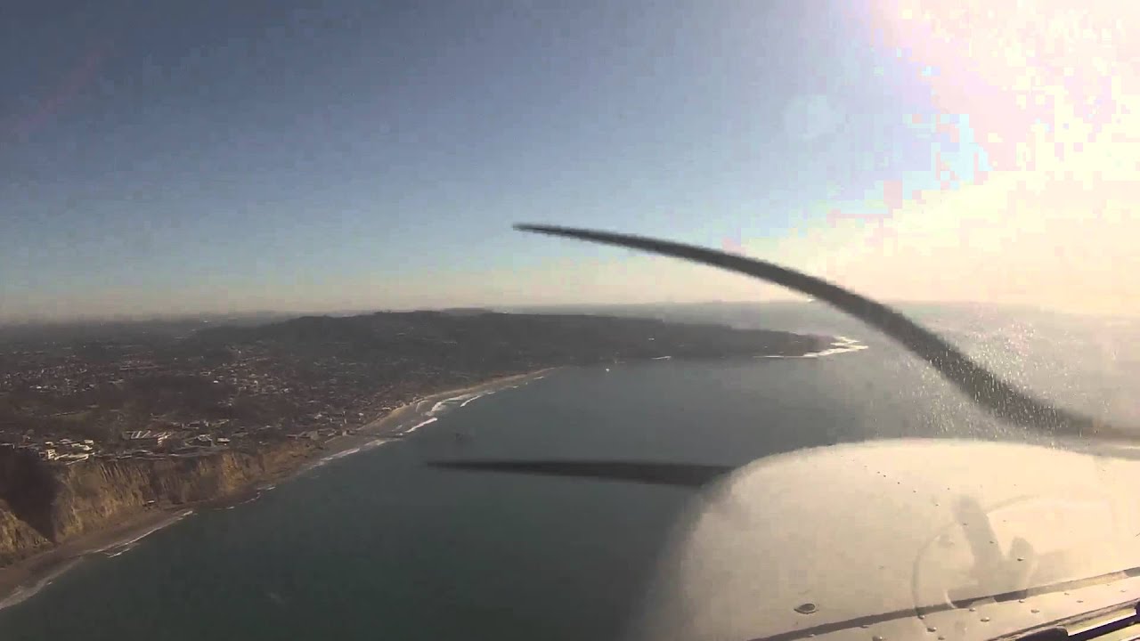 A flight down the San Diego coast