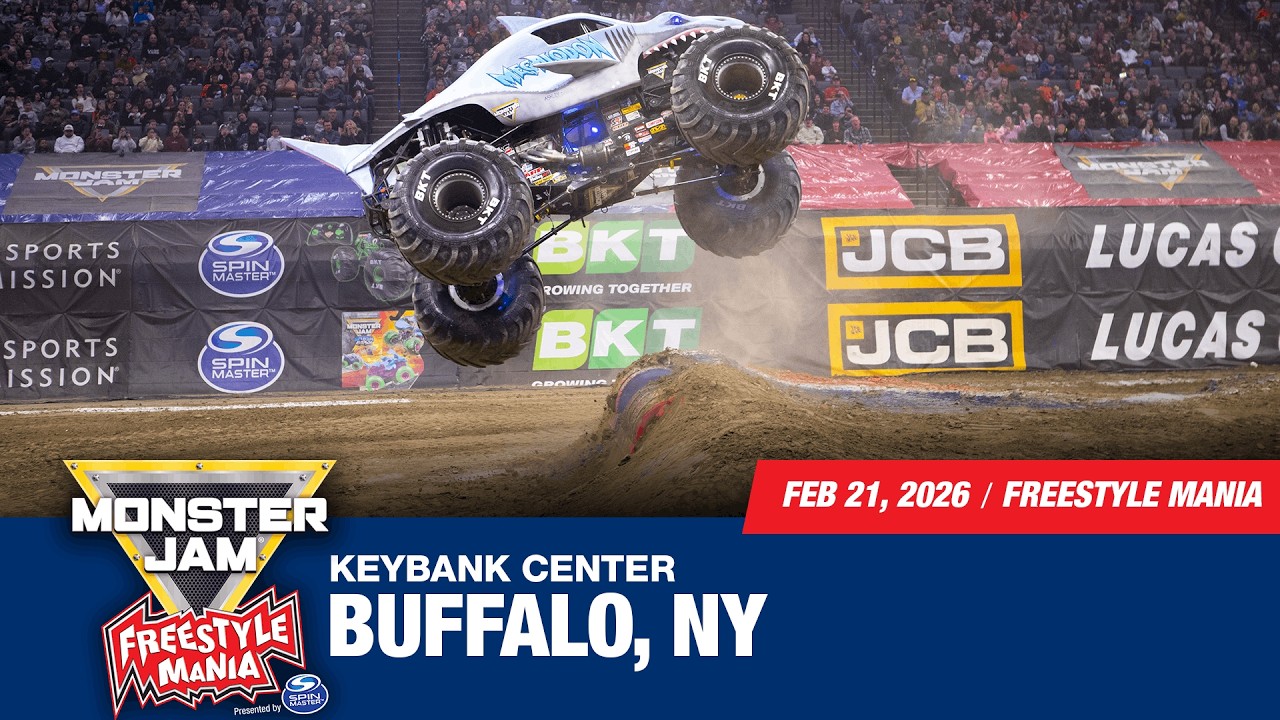 Monster Jam: Buffalo, NY - 3 (Full Event) | Feb 21, 2026 | Freestyle Mania