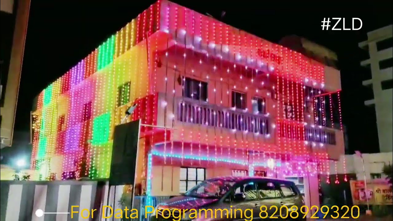Программирование пиксельных светодиодов для здания Diwali Building, новый дизайн 8208929320 #ZLD ...