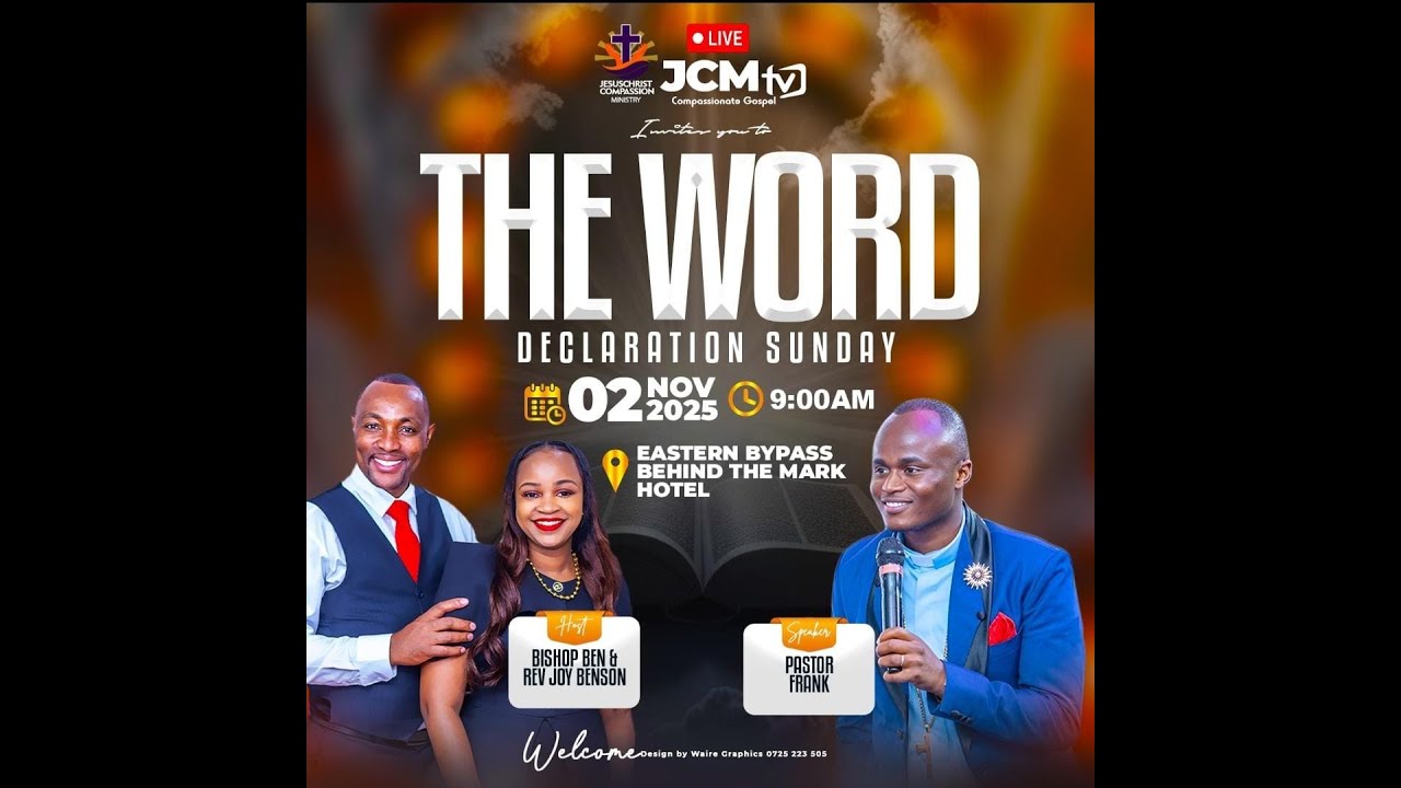 JCM DECLARATION  SUNDAY || THEME: THE WORD || 2ND SERVICE