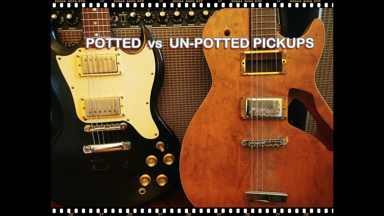 Potted vs unpotted / not potted / un-potted Pickups - the difference!