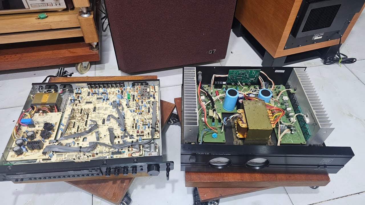 Combo bộ POWER CARVER TFM 35X & PRE MODEL CT6.Máy đẹp.Chơi mấy ĐỜI  loa BOSE Tuyệt vời.LH 0902313707