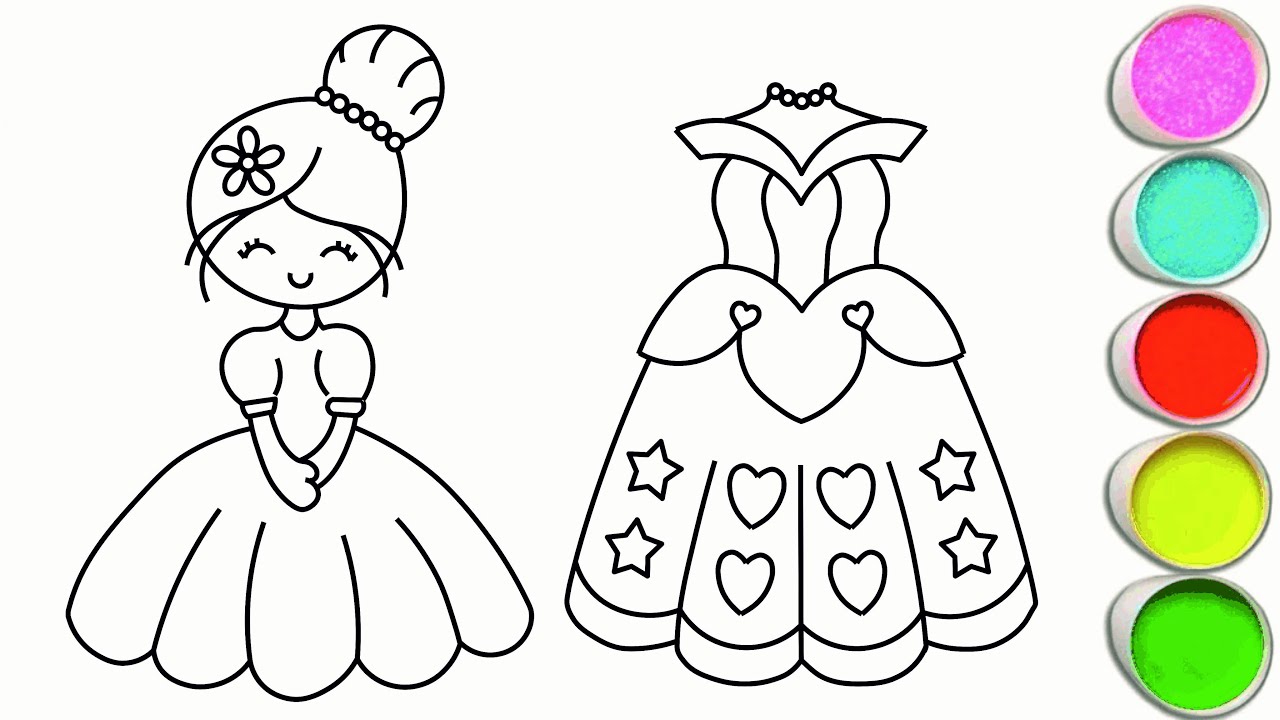 👗✨ Drawing a Bride with a Dream Dress: A Fantasy Design Step by Step!