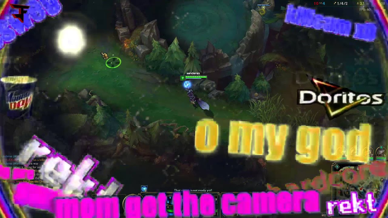 Epic Ahri dragon steal !!