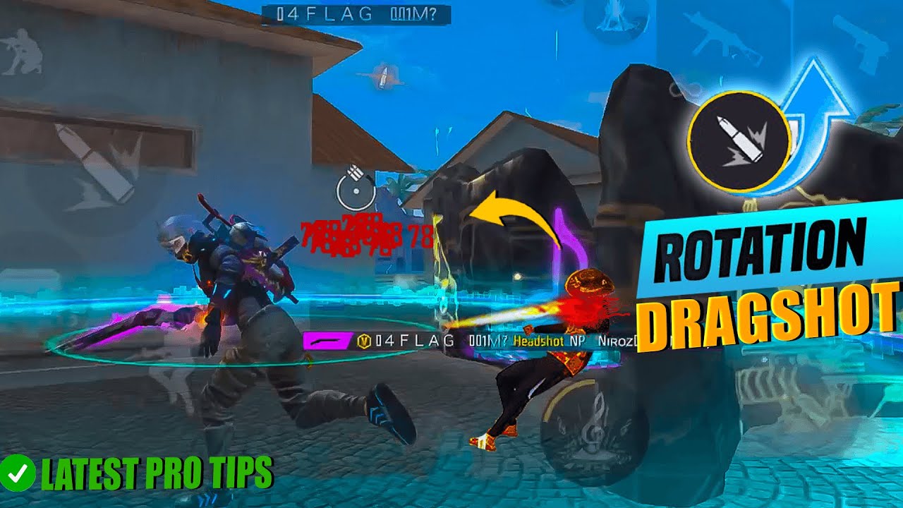 ROTATION DRAG AUTO HEADSHOT TRICK 2023 | GARENA FREEFIRE LATEST ROTATION DRAG ONE TAP KAISE MARE ?