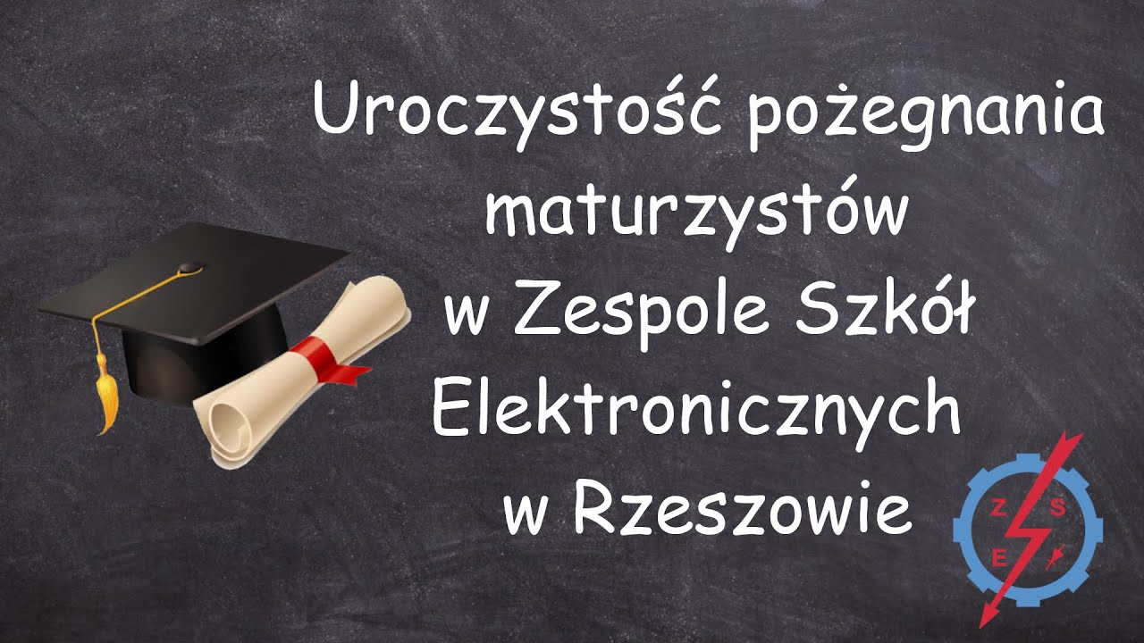 Uroczystość pożegnania maturzystów w Zespole Szkół Elektronicznych 2023