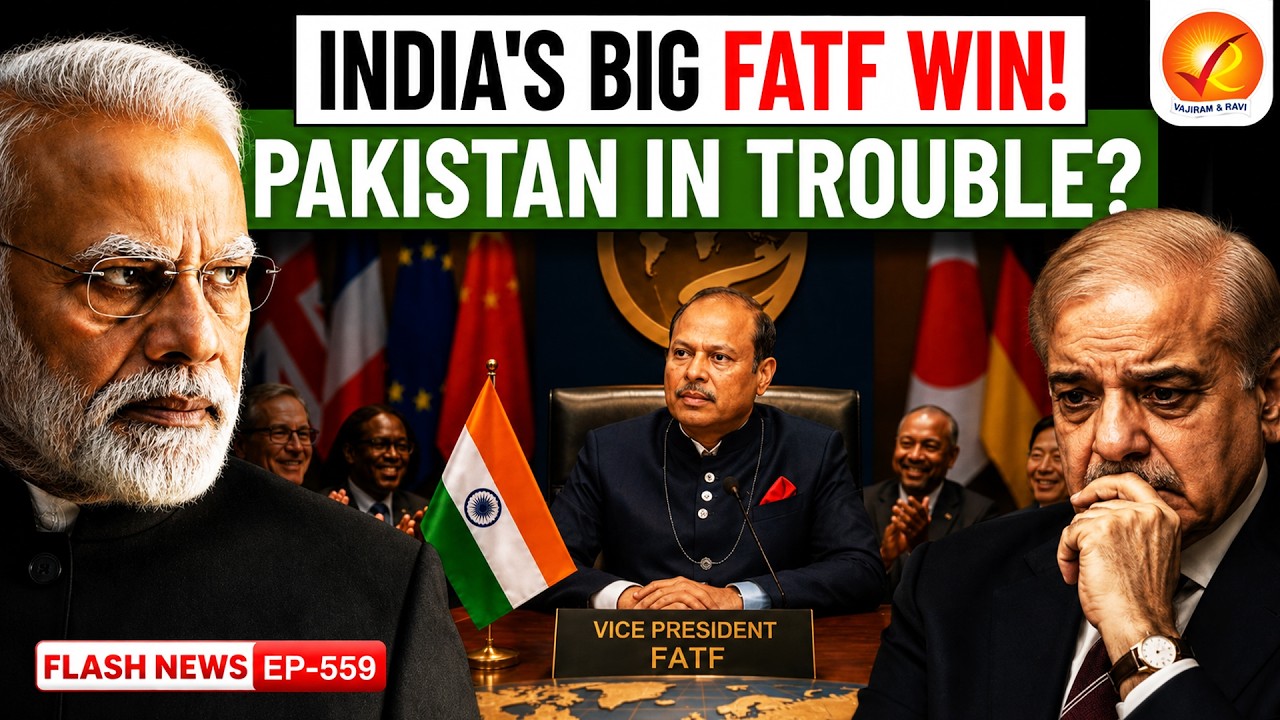 India Gets FATF Vice Presidency for the First Time | Why FATF Matters for India? | Vajiram and Ravi