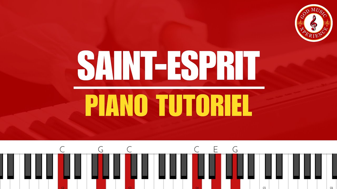 Saint Esprit - Dena Mwana | Piano Tutoriel 🎹 | Do Majeur | Débutant 🎼🎶