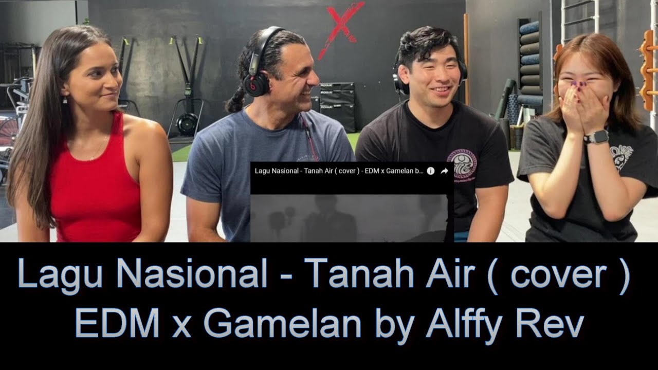 Lagu Nasional - Tanah Air(cover)EDM x Gamelan by Alffy Rev ft Brisia jodie/Gasita Karawitan Reaction