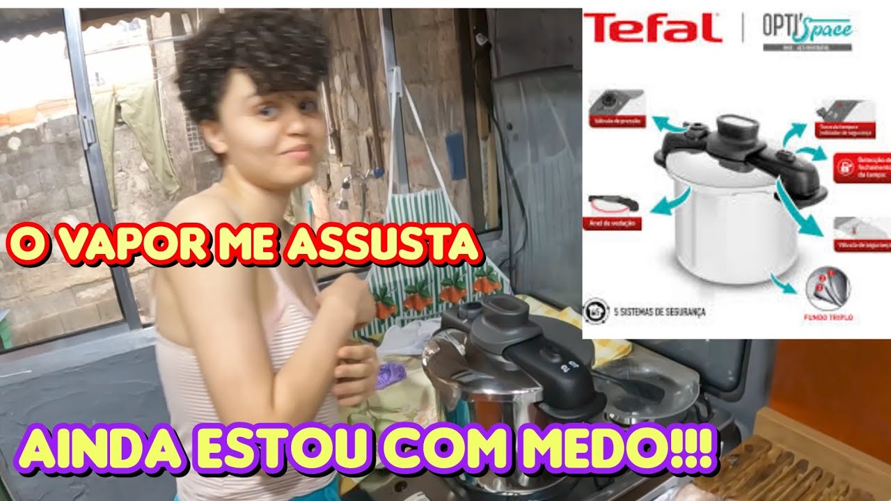 EXPLODE?? PANELA DE PRESSÃO!! TEFAL 7L DE INOX