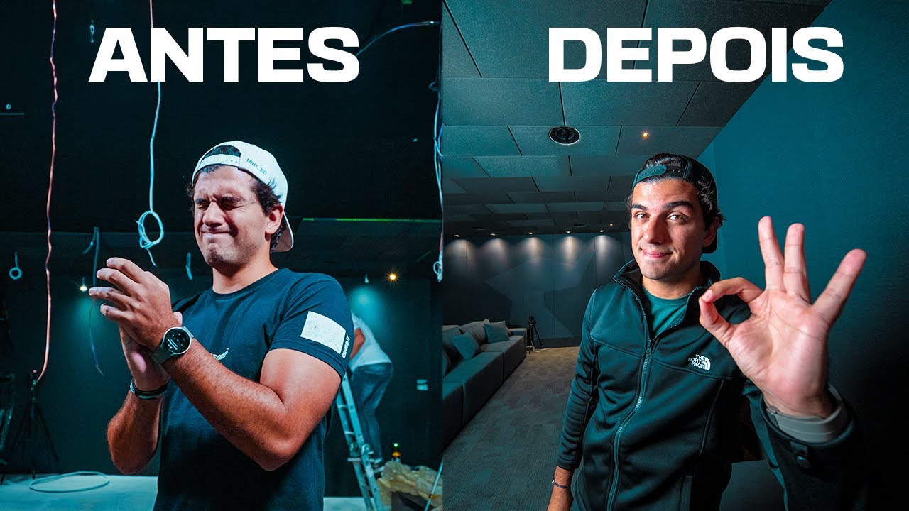 Resolvemos o tratamento Acústico do nosso Home Cinema | Padrão Dolby e THX