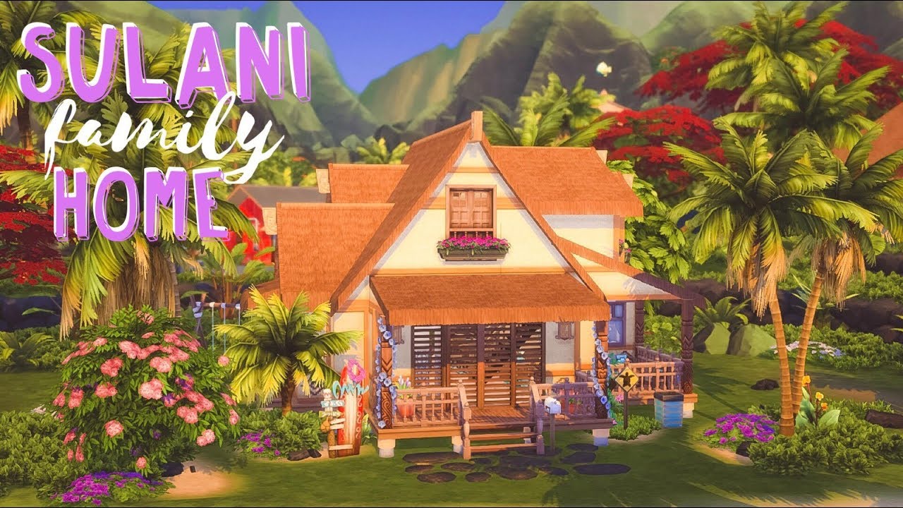 Sulani Family Home 🌺 // Sims 4 Island Living Speed Build
