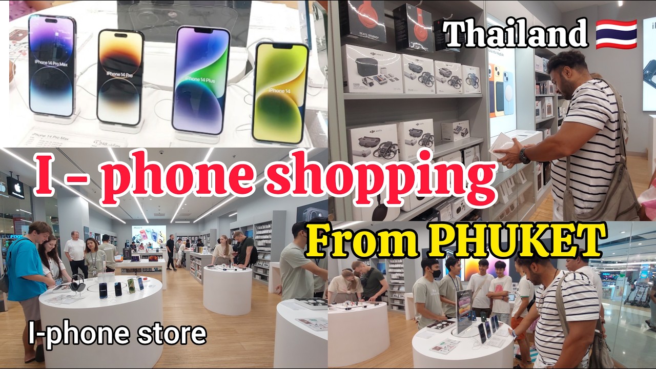 Iphone Shopping In Phuket Thailand | Phuket Central Mall Iphone Shopping | Apple Store In Phuket