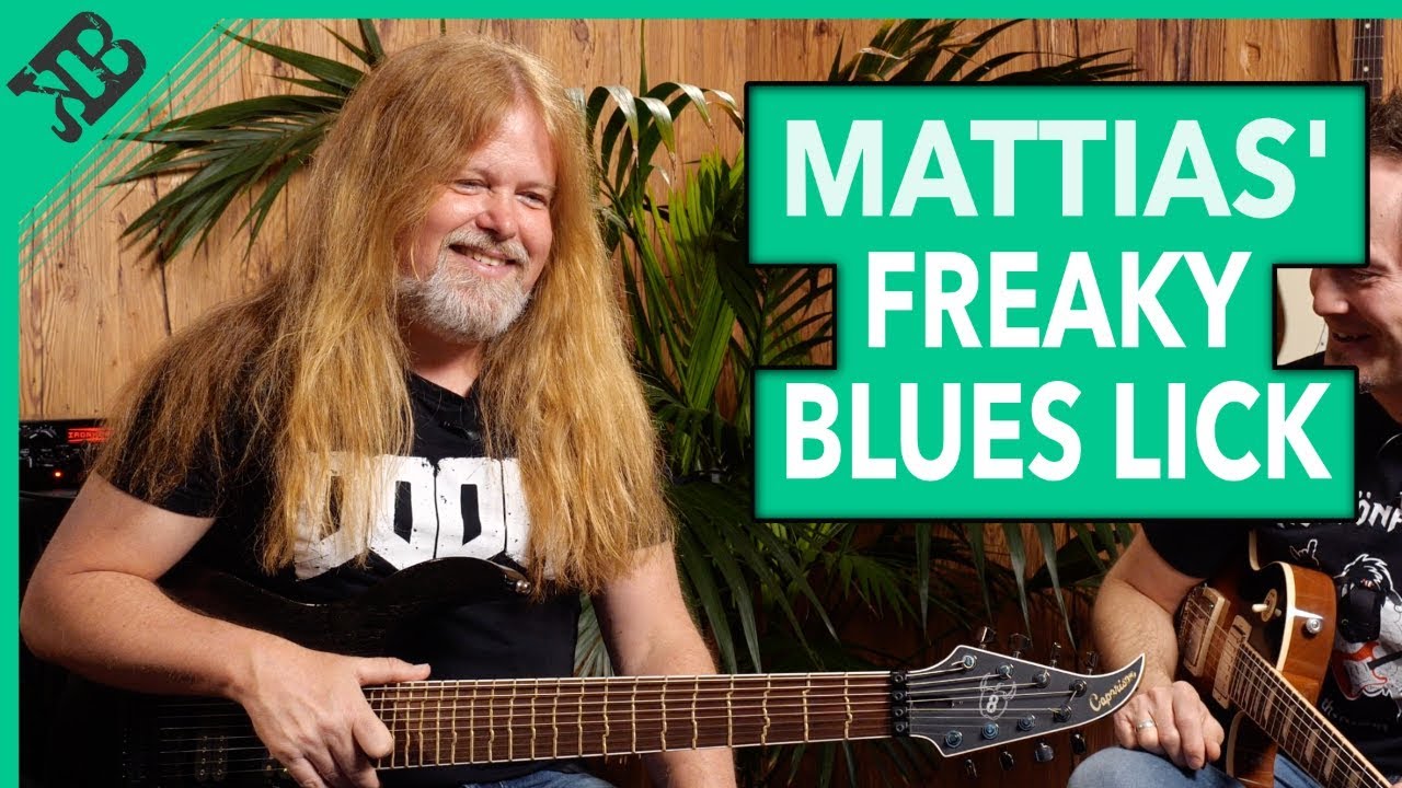 Mattias Eklundh plays the blues ?! | Lesson | Licks with Kris #2