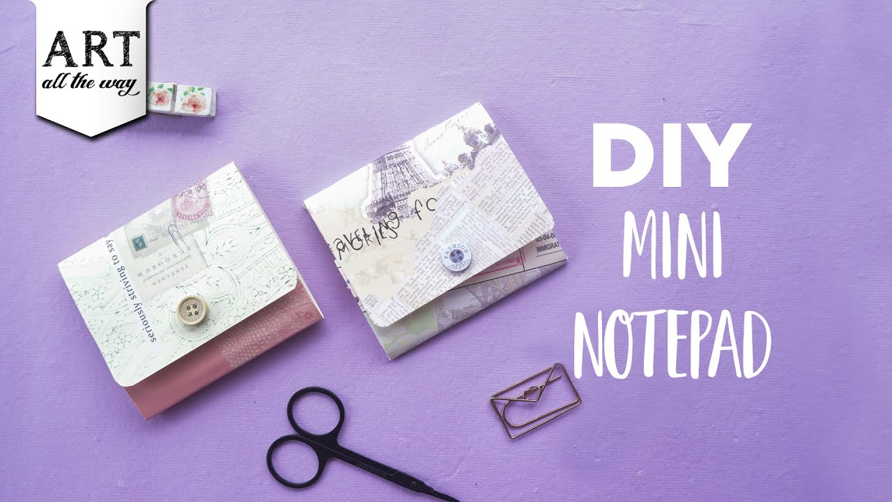 DIY Mini Notebook | Paper Craft Ideas | Best out of waste