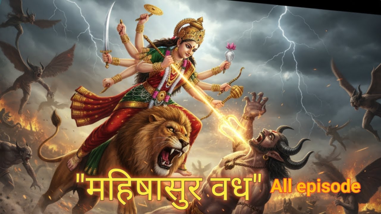 #महिषासुर वध ! #The Epic Battle of Goddess Durga and Mahishasura