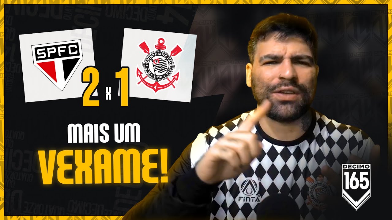 SÃO PAULO 2X1 CORINTHIANS - MAIS UMA ELIMINAÇÃO, MAIS UM VEXAME!