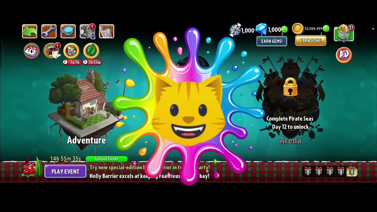 Прохождение PvZ2 со всеми растениями