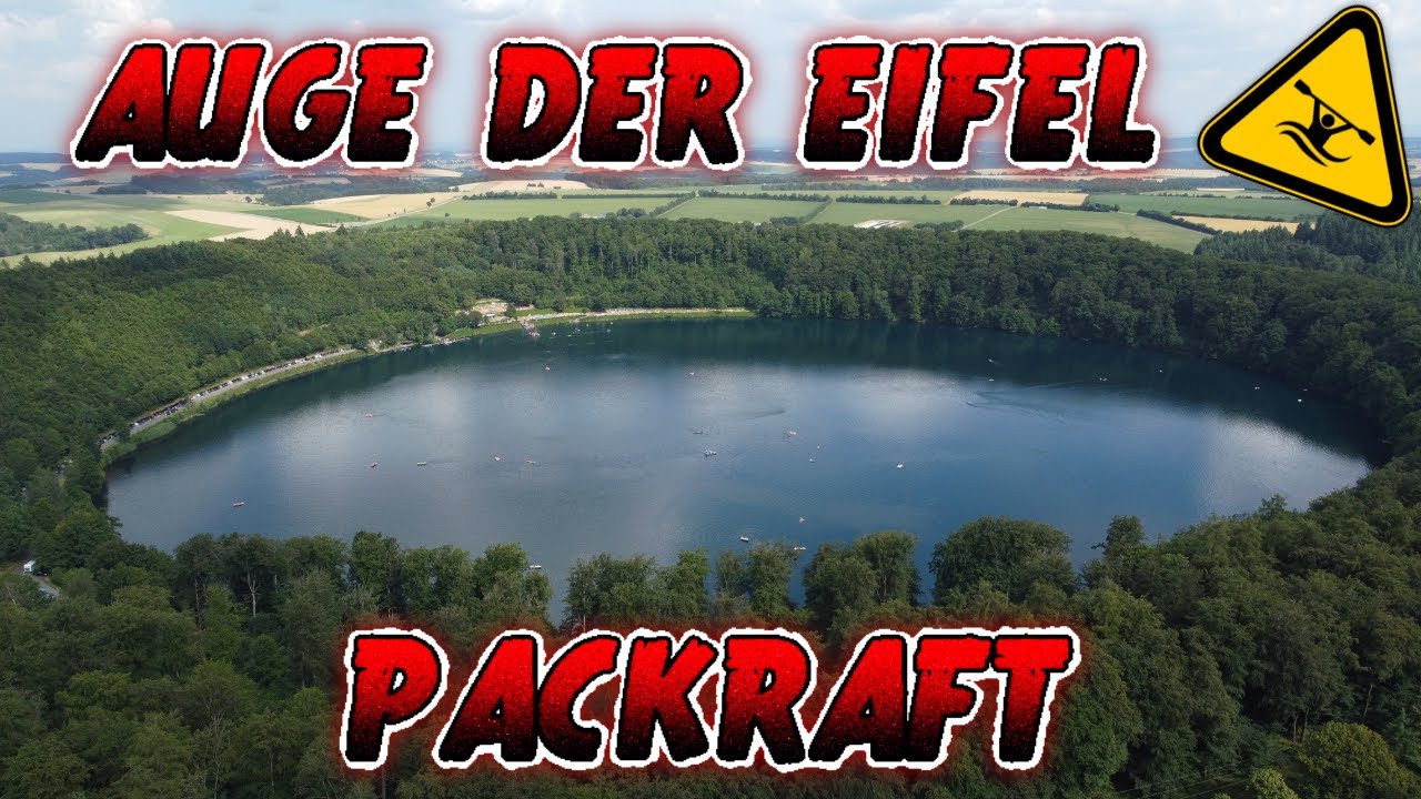 Mit dem Packraft auf dem Vulkan See - Auge der Eifel | Packraft Tour