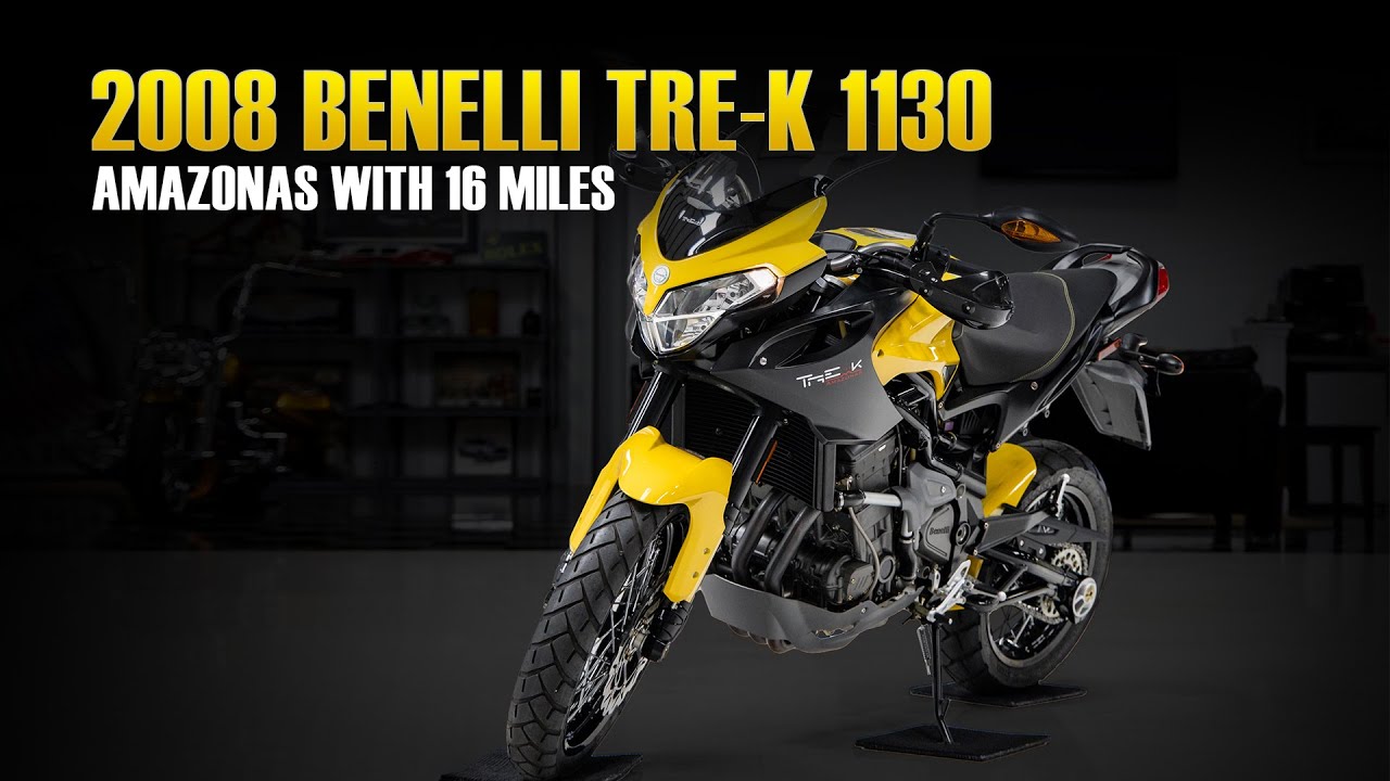 One-Owner 2008 Benelli Tre-K 1130 Amazonas with 16 Original Miles