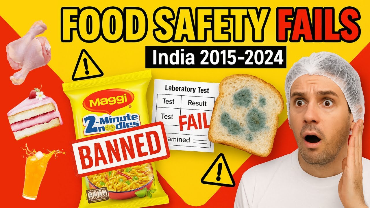 Banned, Contaminated & Failed! India&rsquo;s Biggest Food Safety Scandals (2015&ndash;2024)