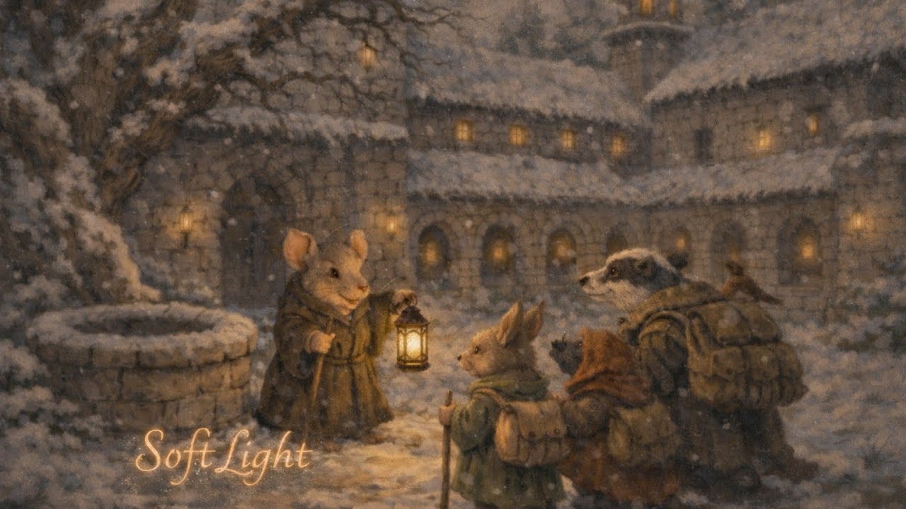 Winter Lofi for Deep Focus ❄️ Cozy Fairy Tale Courtyard 