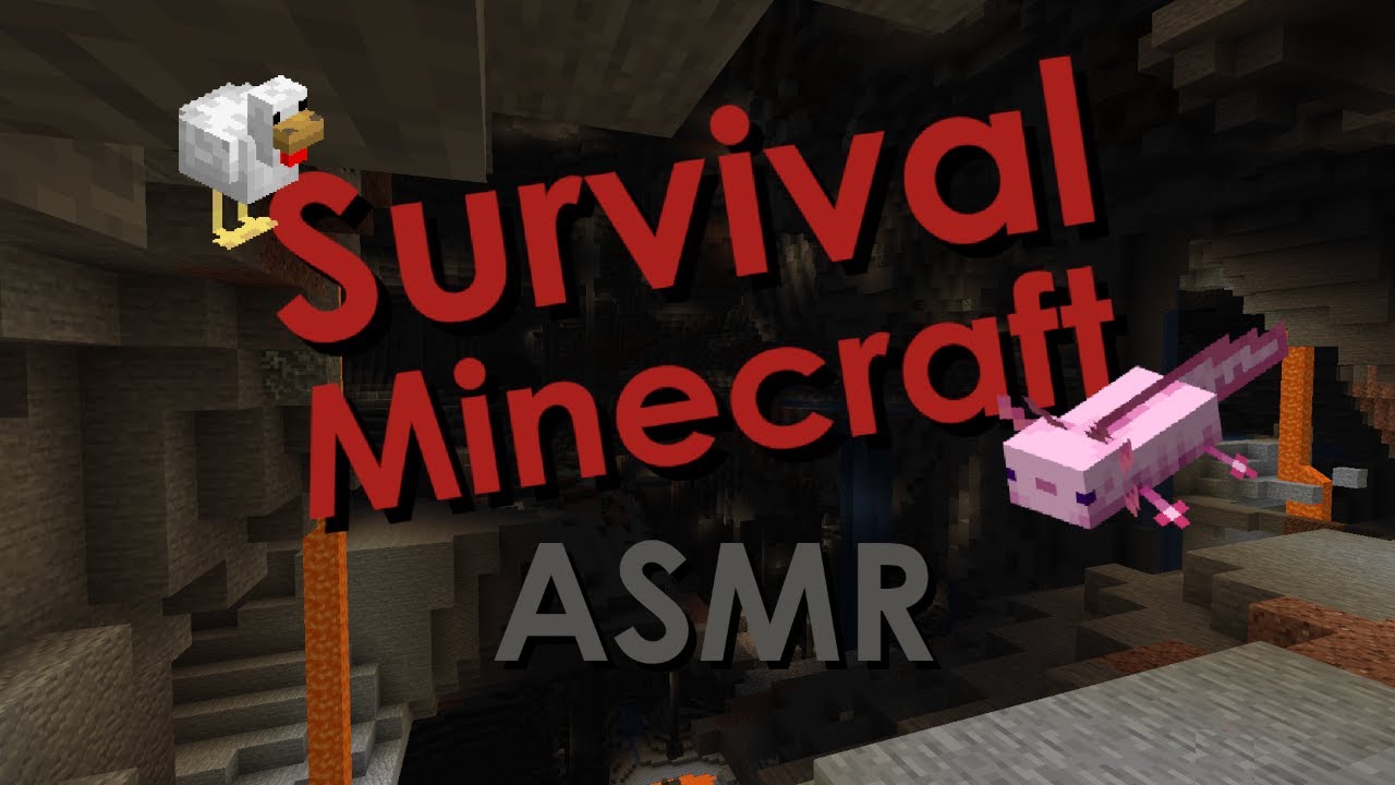 [ASMR] Minecraft - Relaxing Survival Mode Gameplay (close ear-to-ear male whispers)