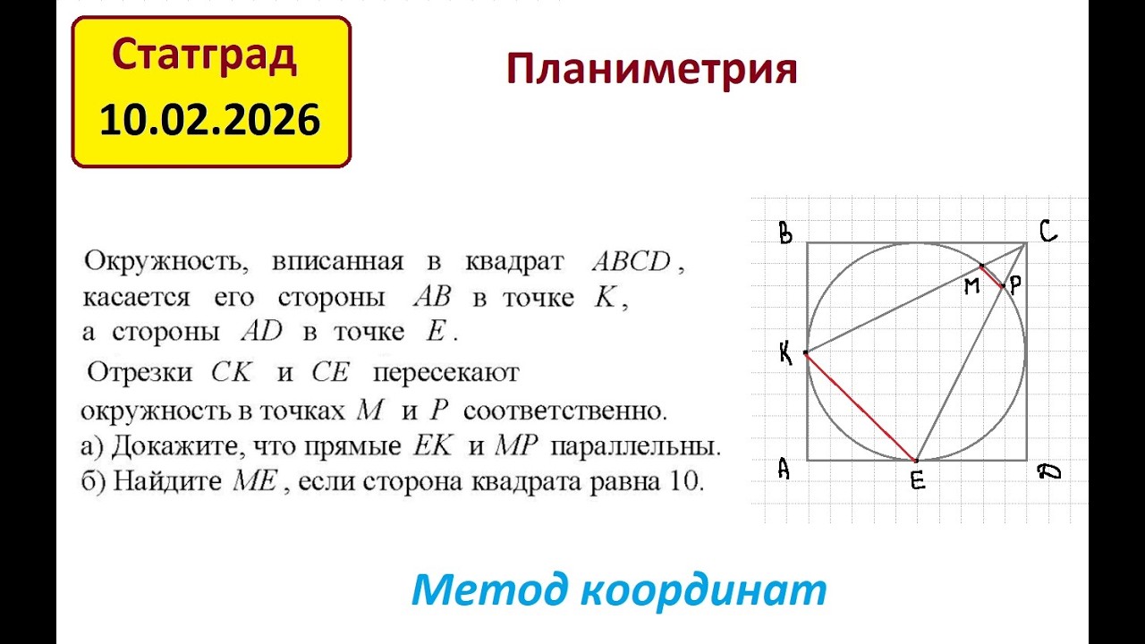 Статград 03.02.2036. Планиметрия