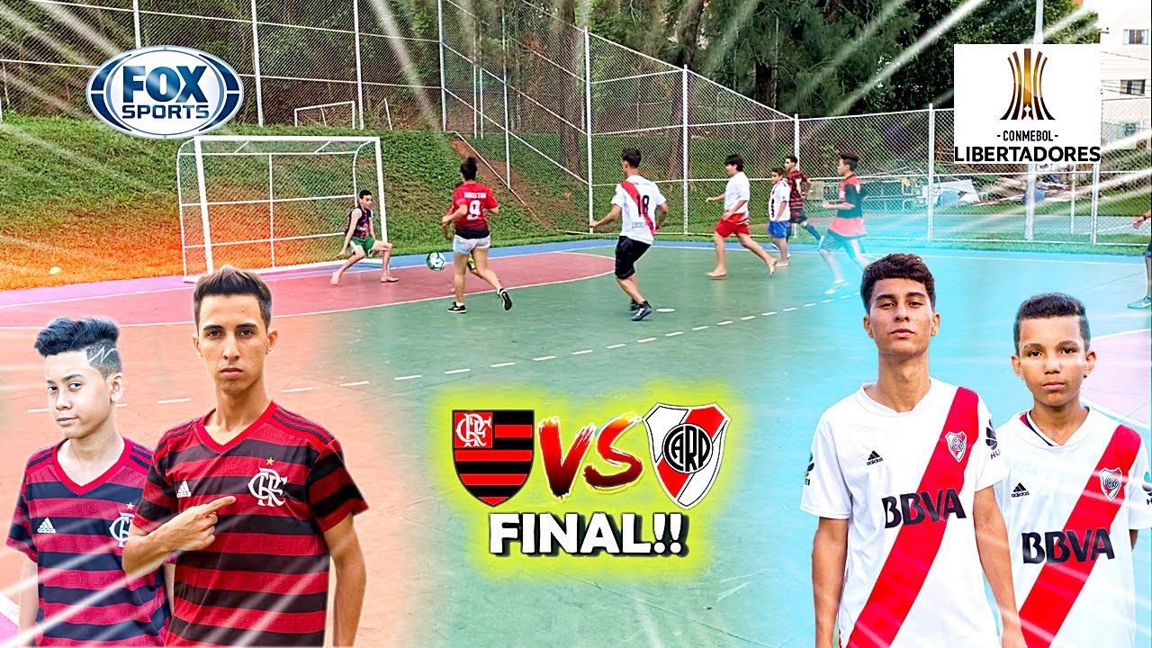 FLAMENGO vs RIVER PLATE JOGO 5 vs 5 DECISÃO FINAL LIBERTADORES AO VIVO DESAFIOS DE FUTEBOL