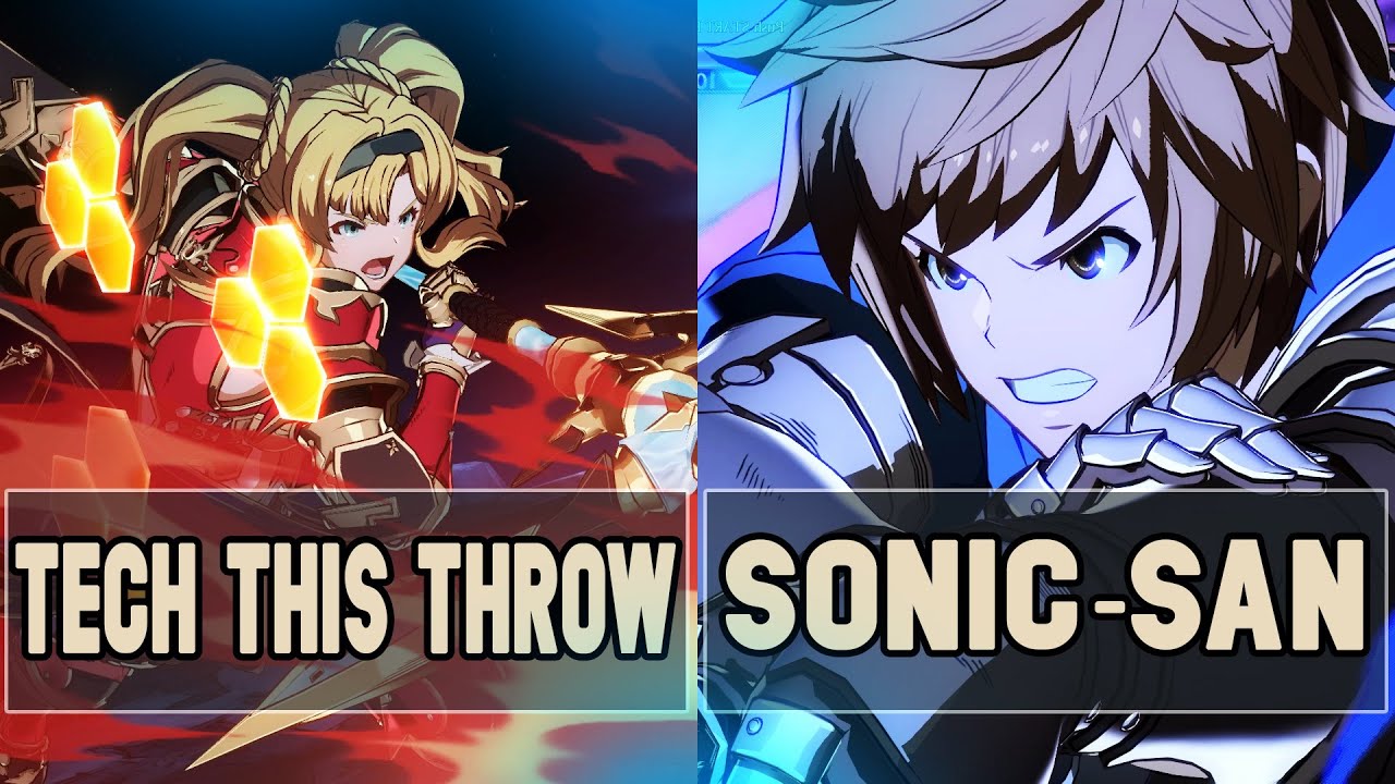 GBVS: Tech this throw (Zeta) Vs Sonic-san (Gran) | High Level Gameplay.