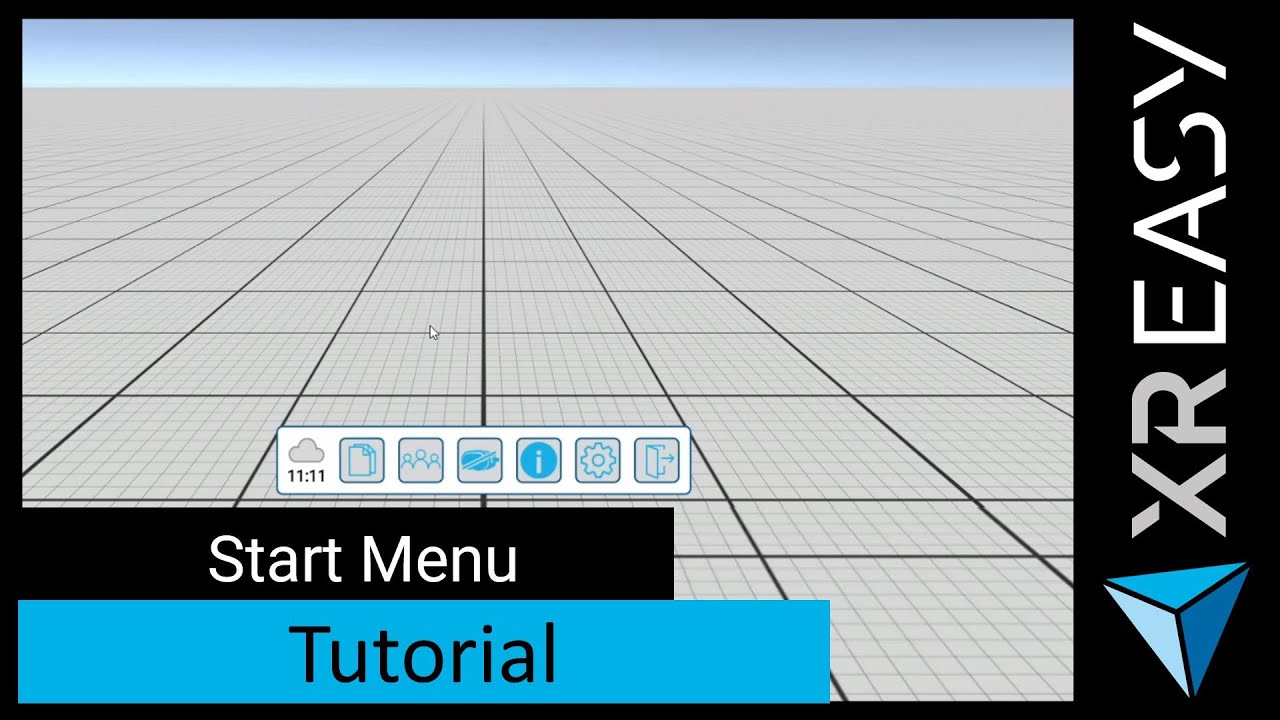 Start Menu Tutorial (english) - XR-EASY | Meet Your Reality