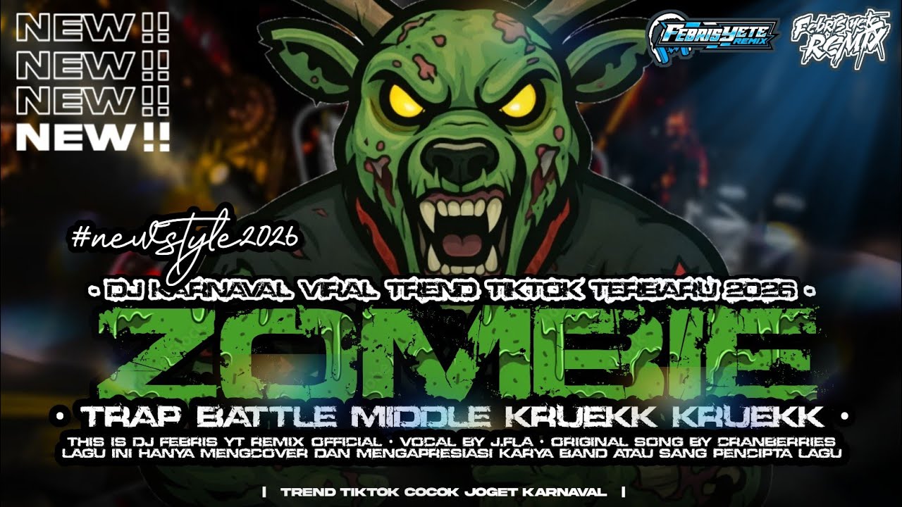 DJ ZOMBIE | TRAP BATTLE MIDDLE CETUS CETUS TERBARU | COCOK BUAT CEK SOUND‼️#dj 