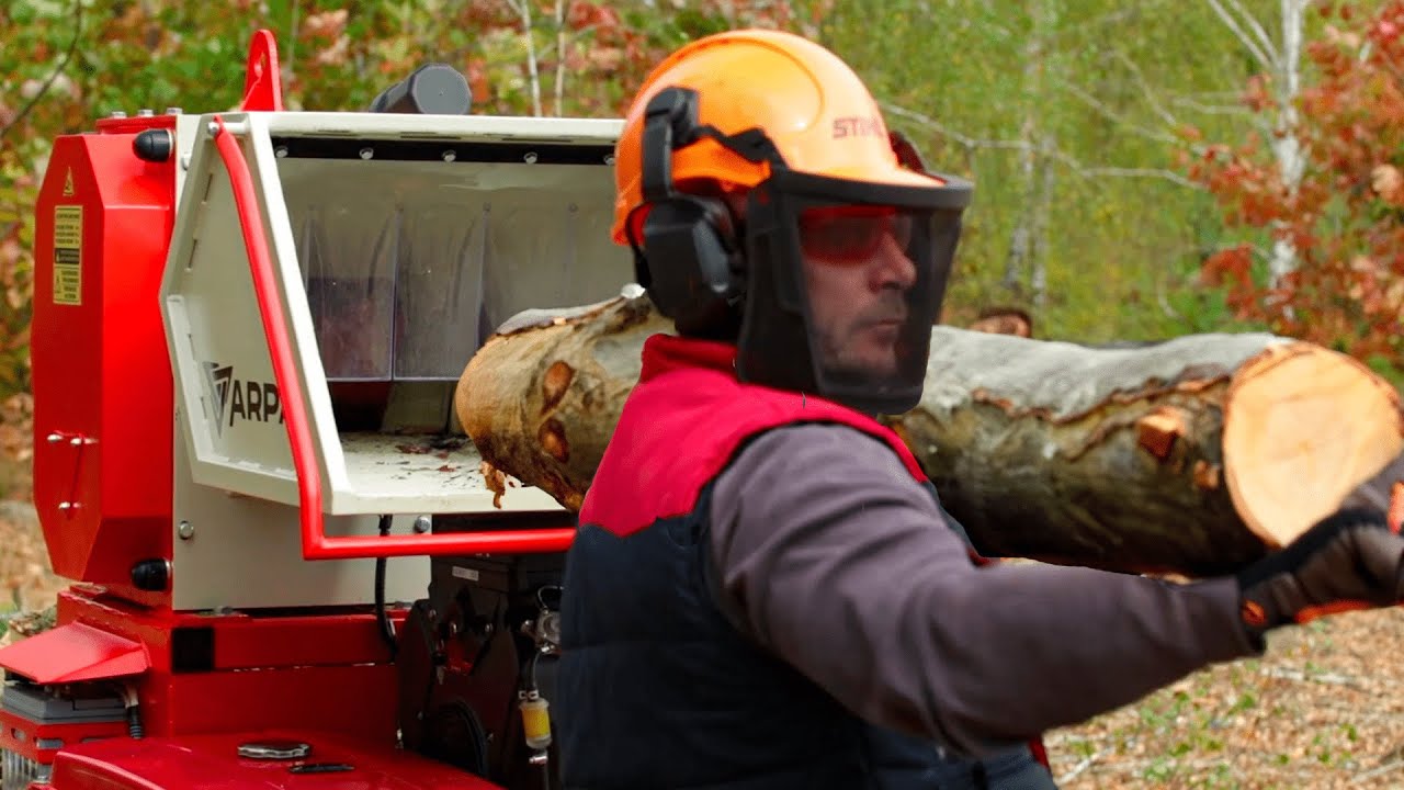 🤯Chop a 200 mm Log in Seconds! The Ultimate Branch Logger!