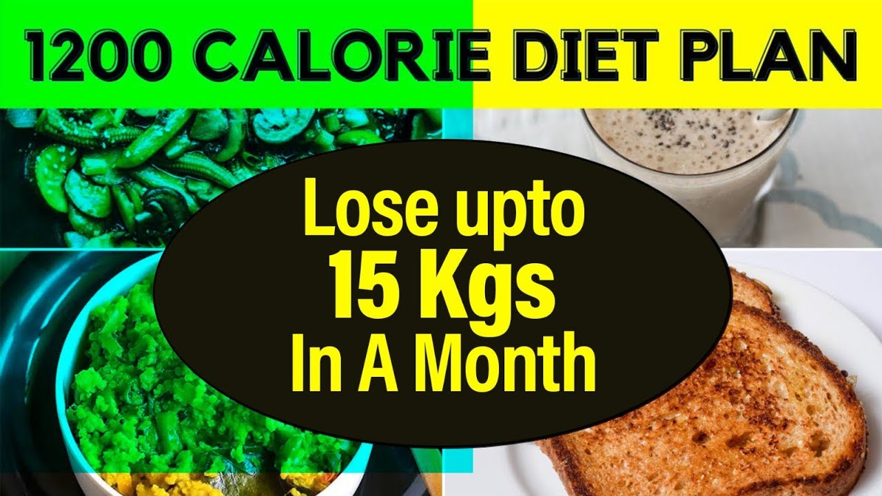 1200 Calorie Indian Diet Plan to Lose Weight Fast 15 Kgs | Full Day Diet Plan for Weight Loss