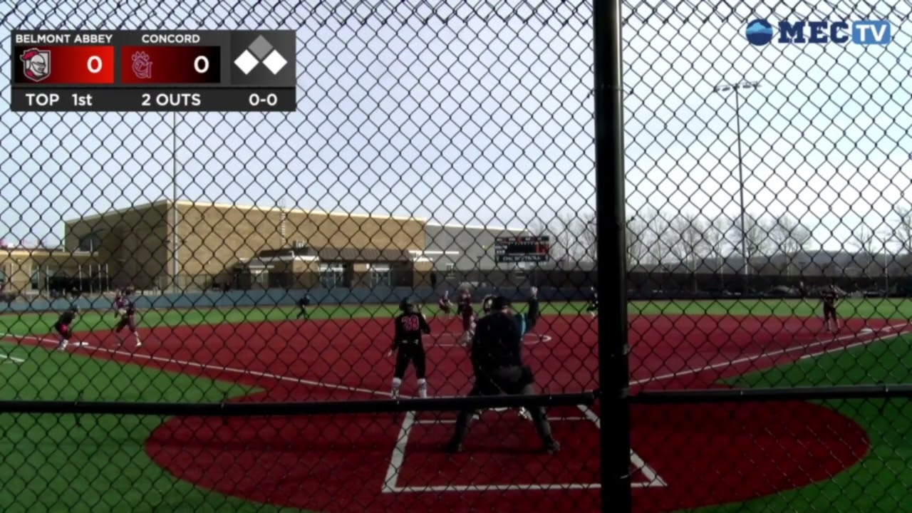 Concord Softball Highlights vs. Belmont Abbey