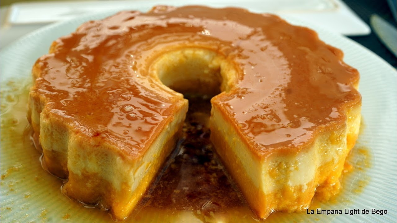 Flan de Calabaza Al Baño Maria-Receta Fácil con Calabaza asada y Caramelo Casero