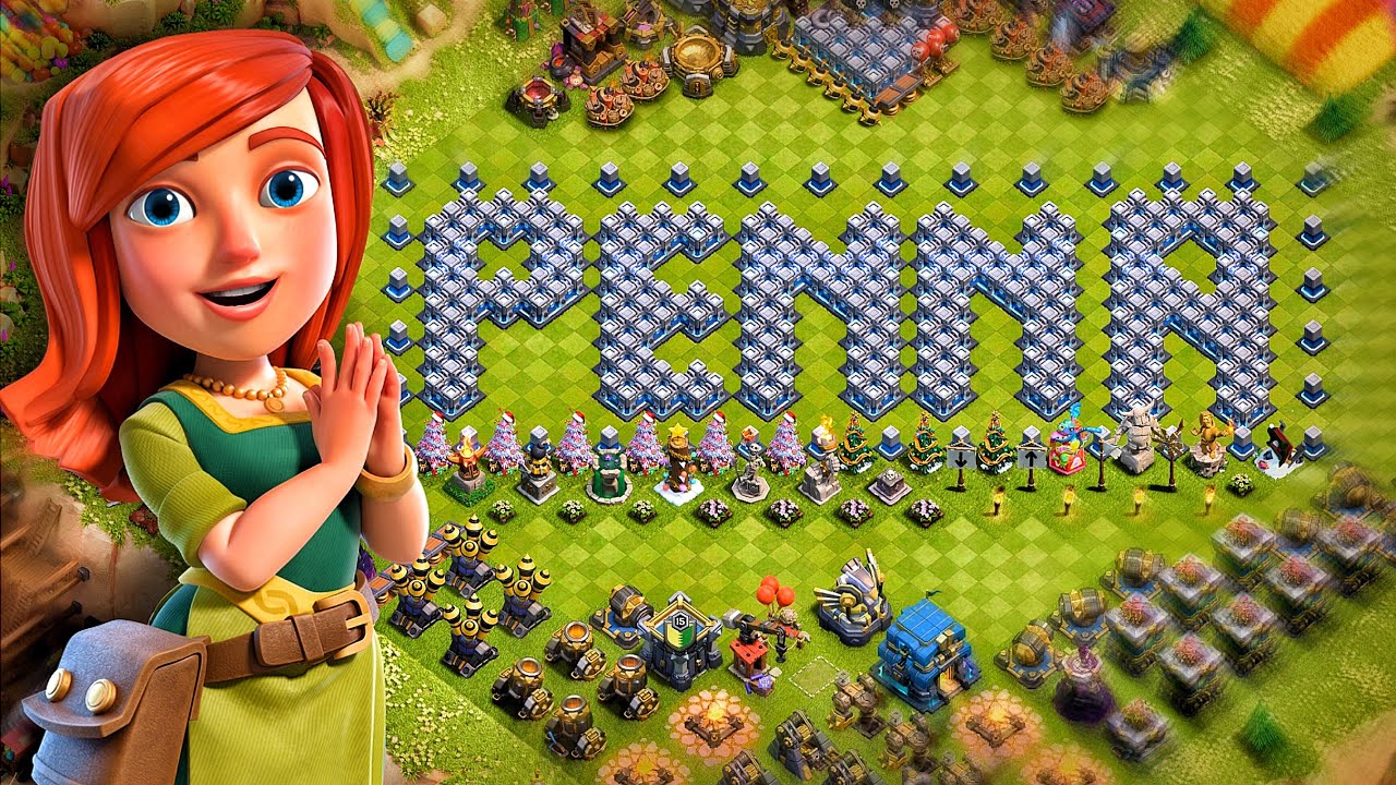 Como Escreve Seu Nome No Layout (Clash Of Clans)