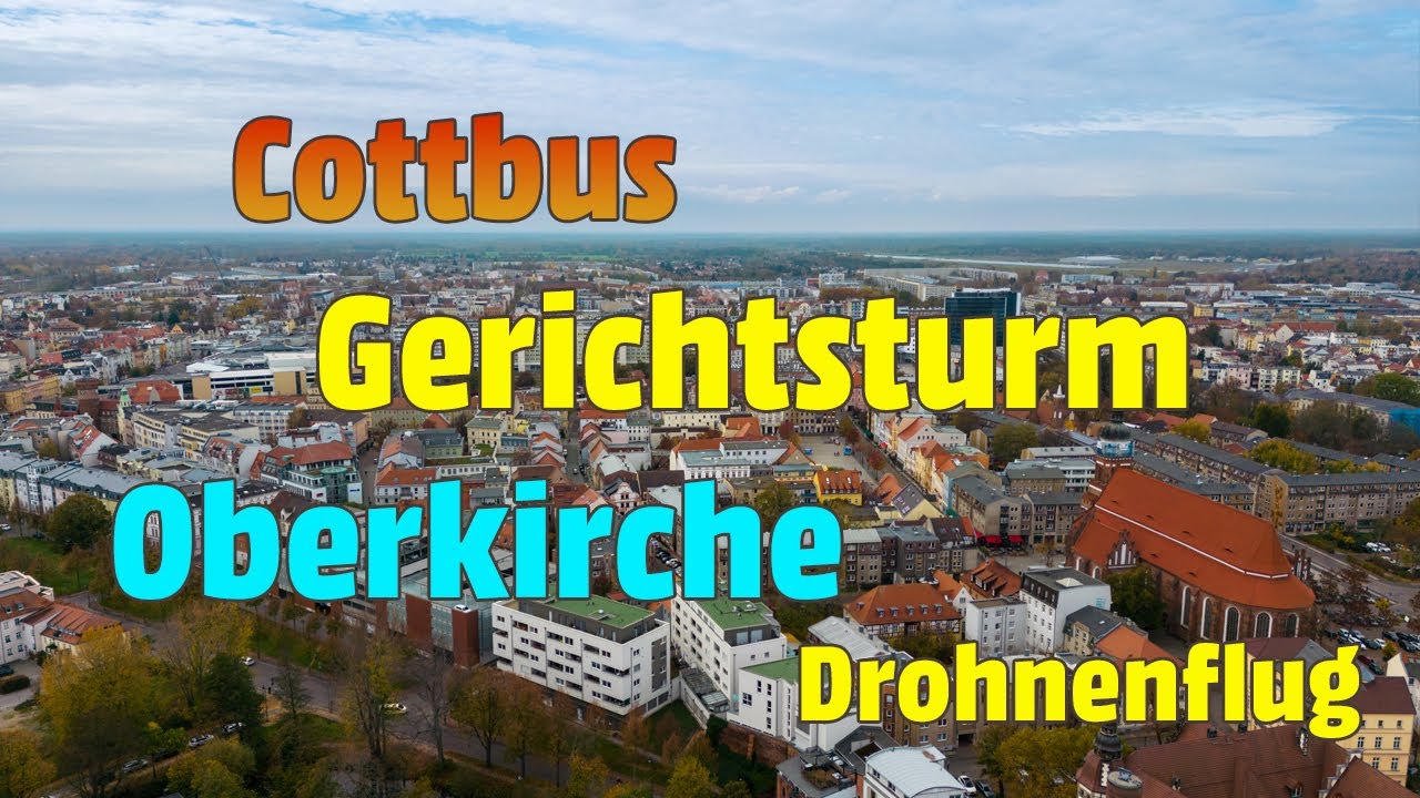 Cottbus und seine Altstadt. #cottbus #drohnenaufnahmen #oberkirche #drohne #djimini3pro