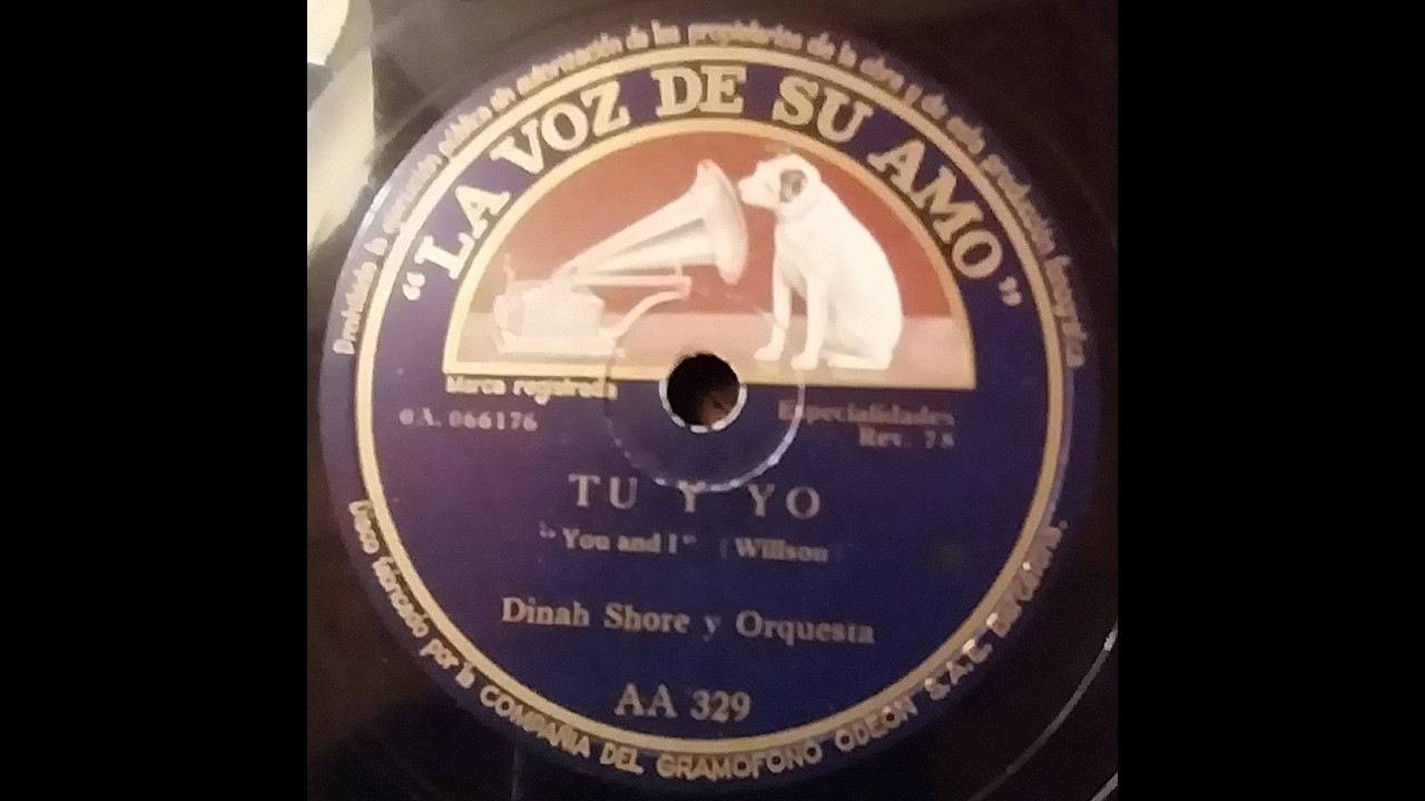 TÚ Y YO  (You and I) - Dinah Shore amb orquestra